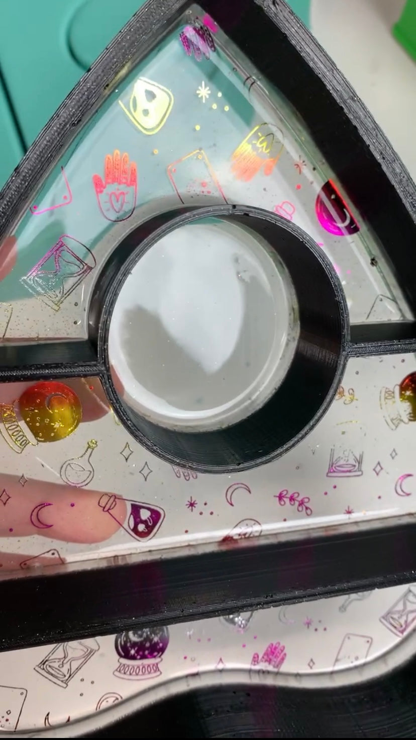 Holographic Planchette Shelf | Mini Shelf | Trinket Dish