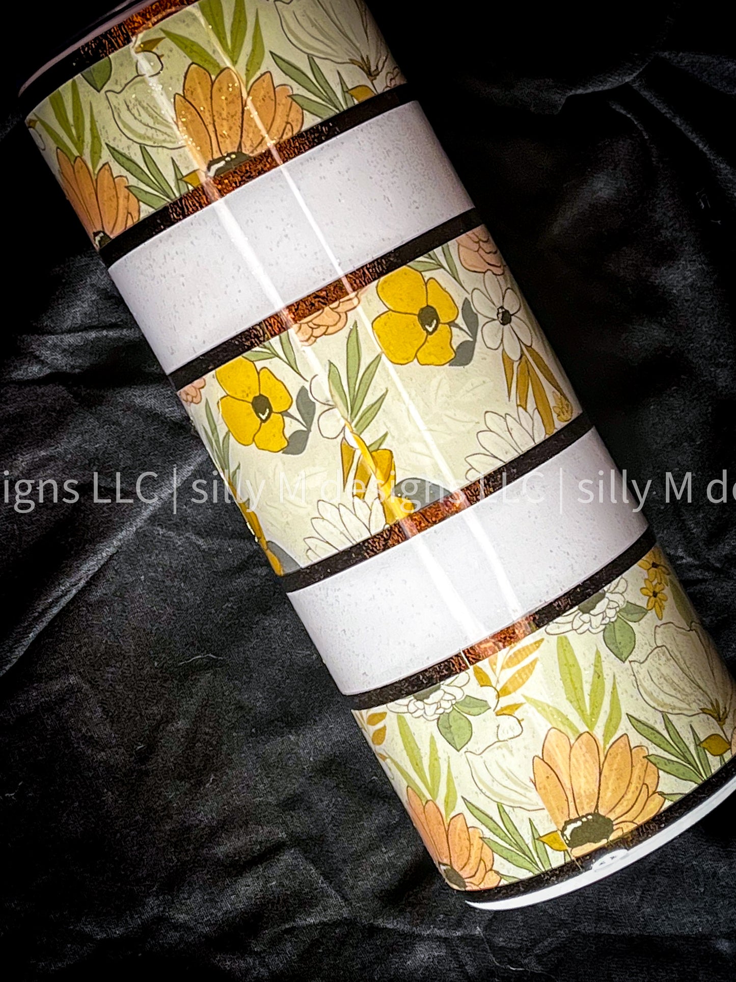 (RTS) Floral Stipe Tumbler | 20 ounces