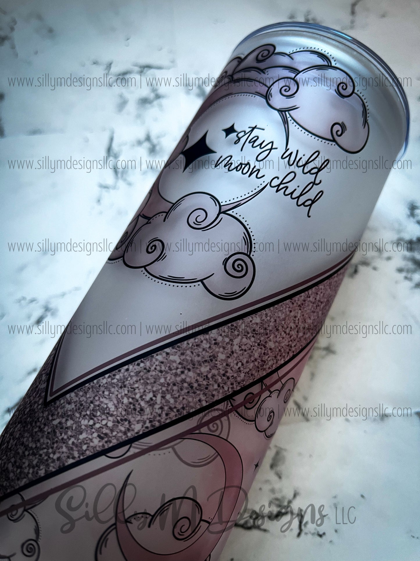 Stay Wild Moon Child Frosted Glass Tumbler | 25 ounces