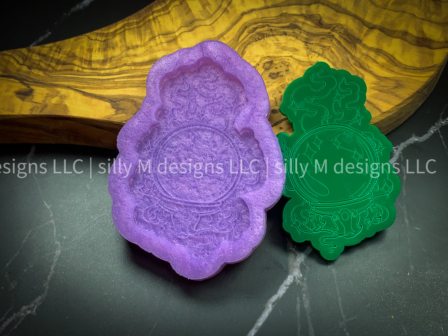 Crystal Ball Grippie/Badge Reel Silicone Mold