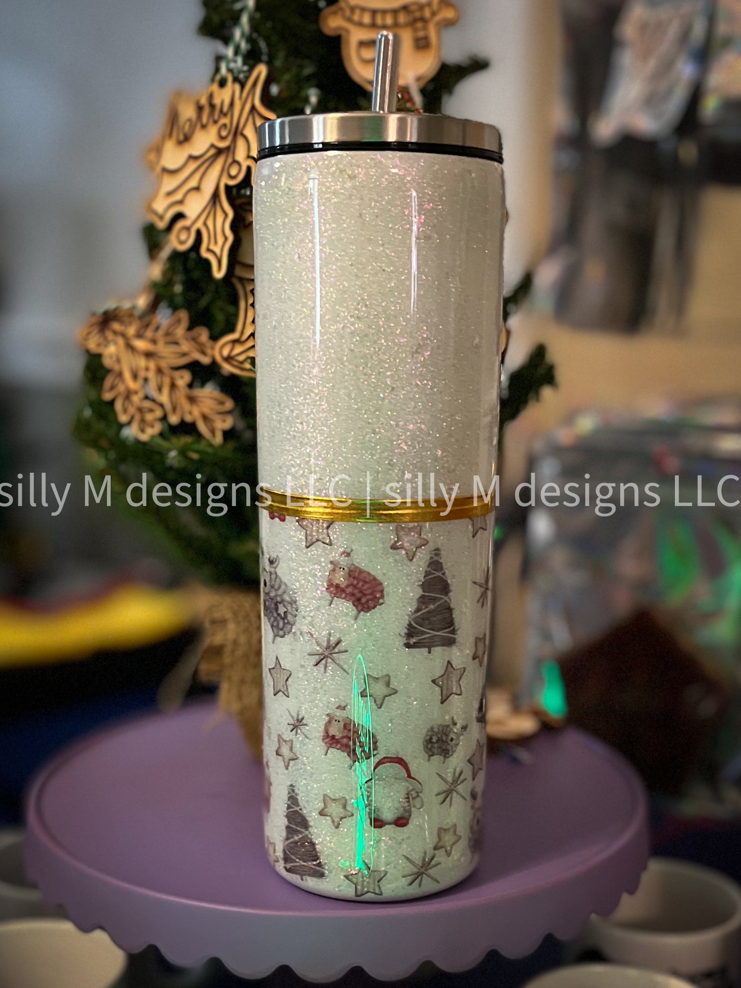 Neutral Christmas 20 Tumbler RTS