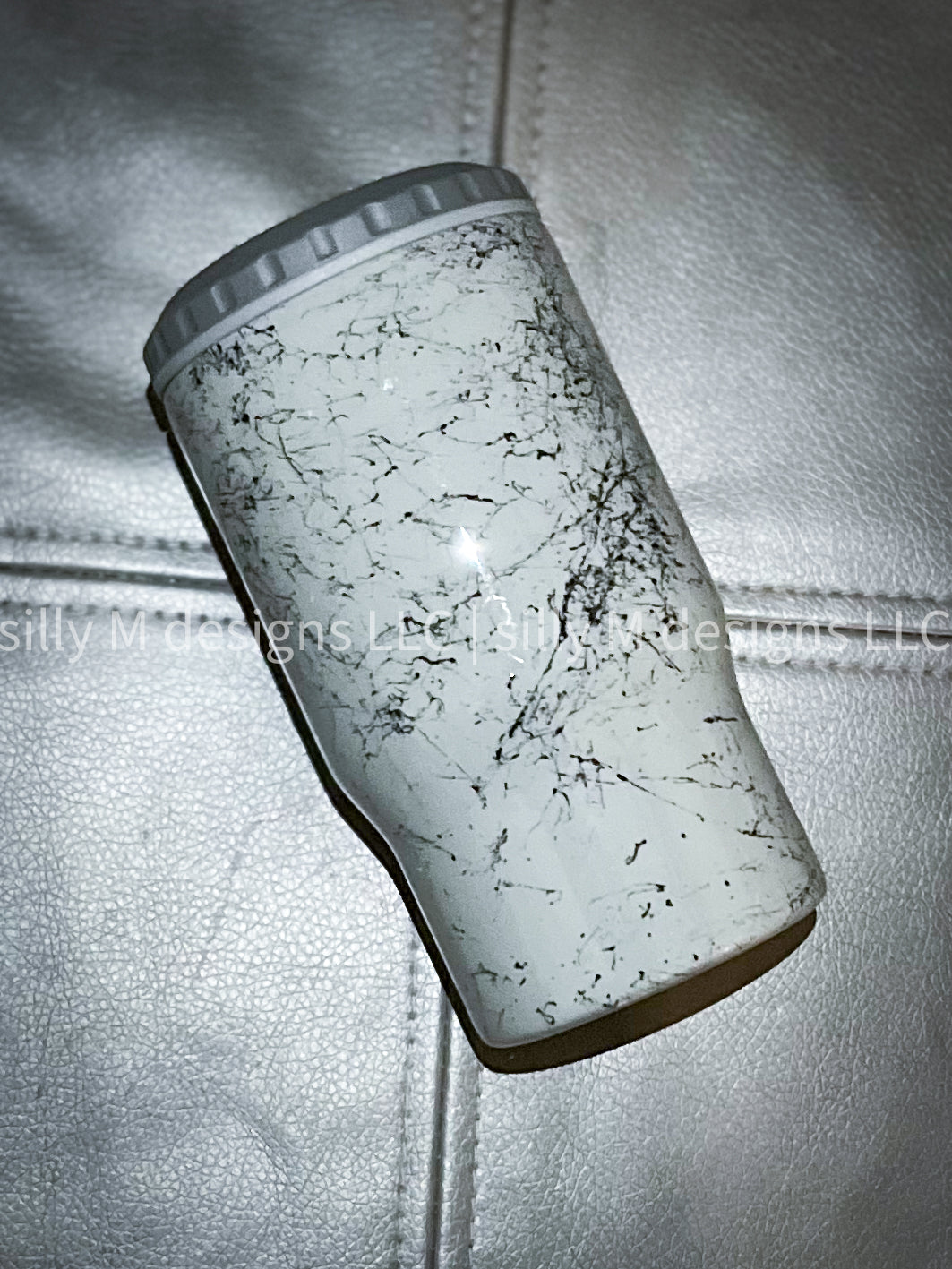 Hello Darkness Marble Tumbler