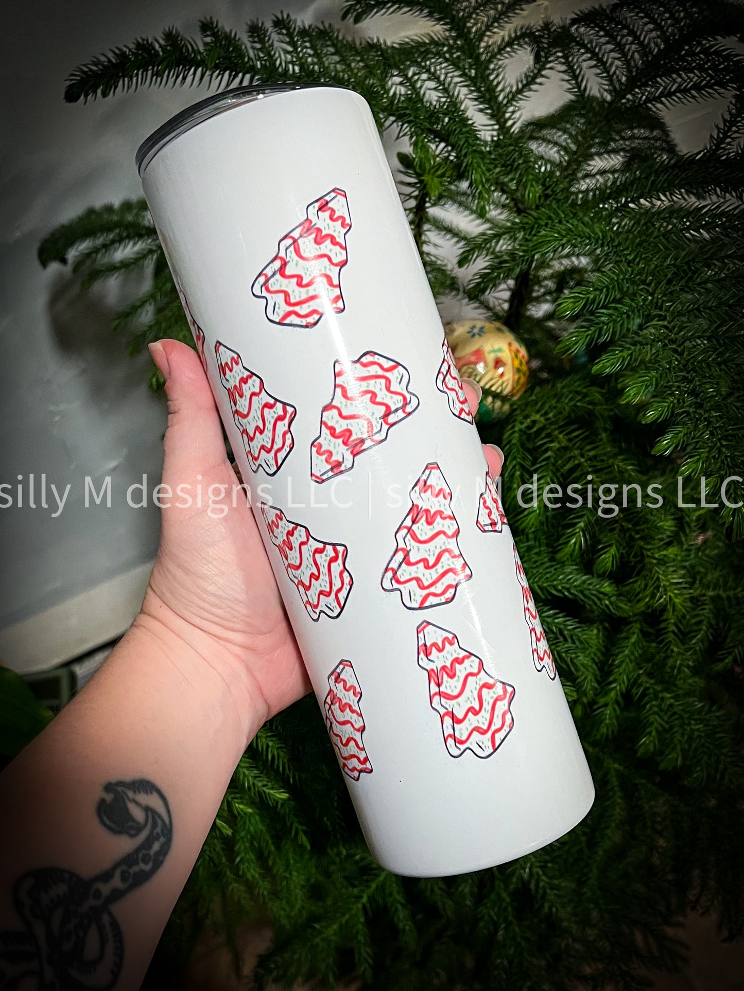 Christmas Cake Tumbler | 30 ounces | RTS