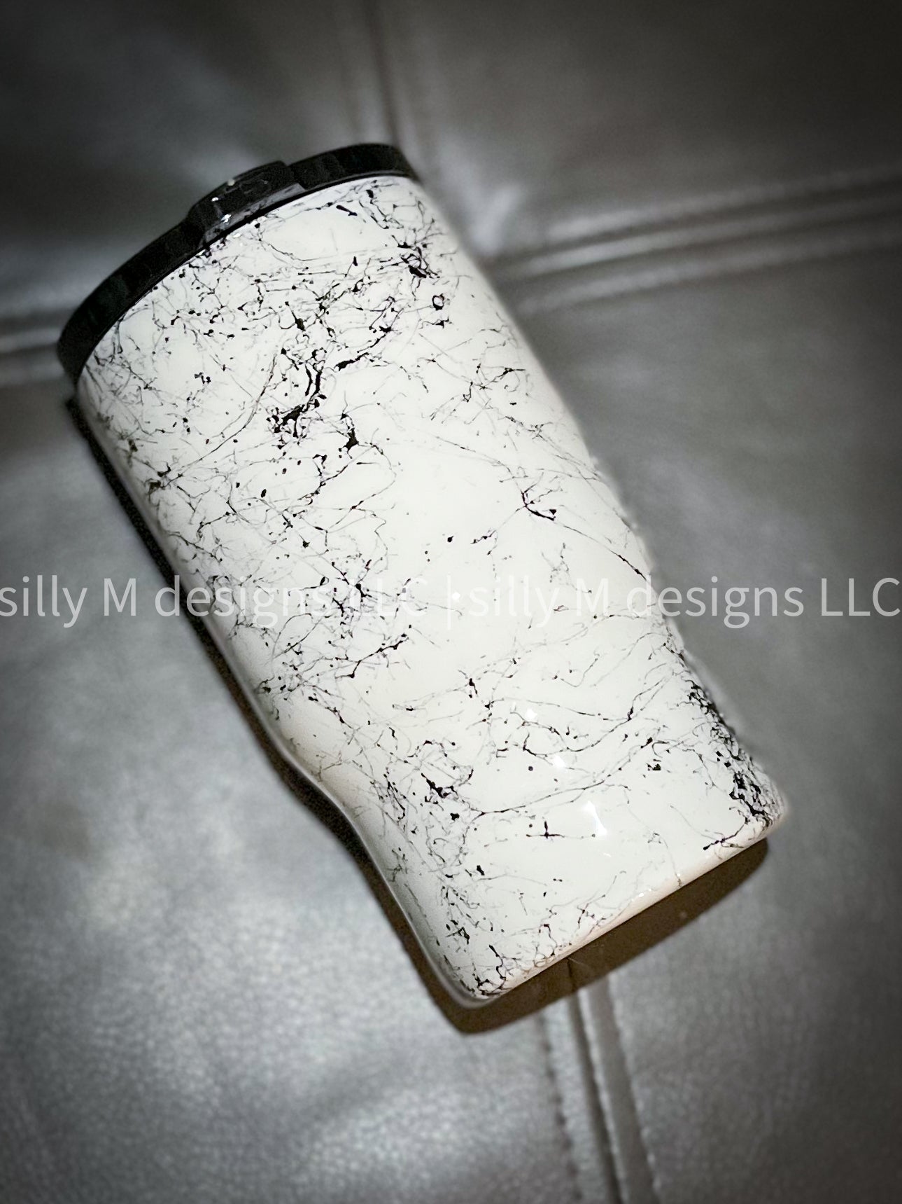 Hello Darkness Marble Tumbler