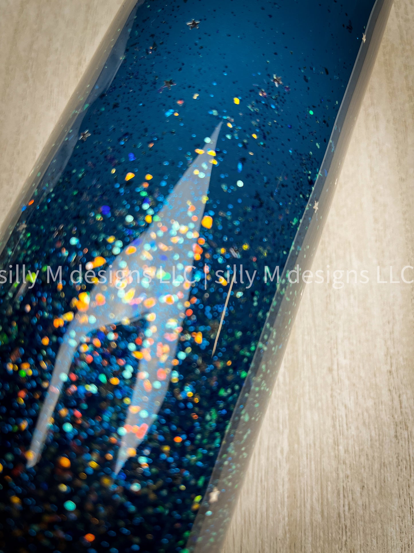 Havana Night Glitter Ombre Tumbler