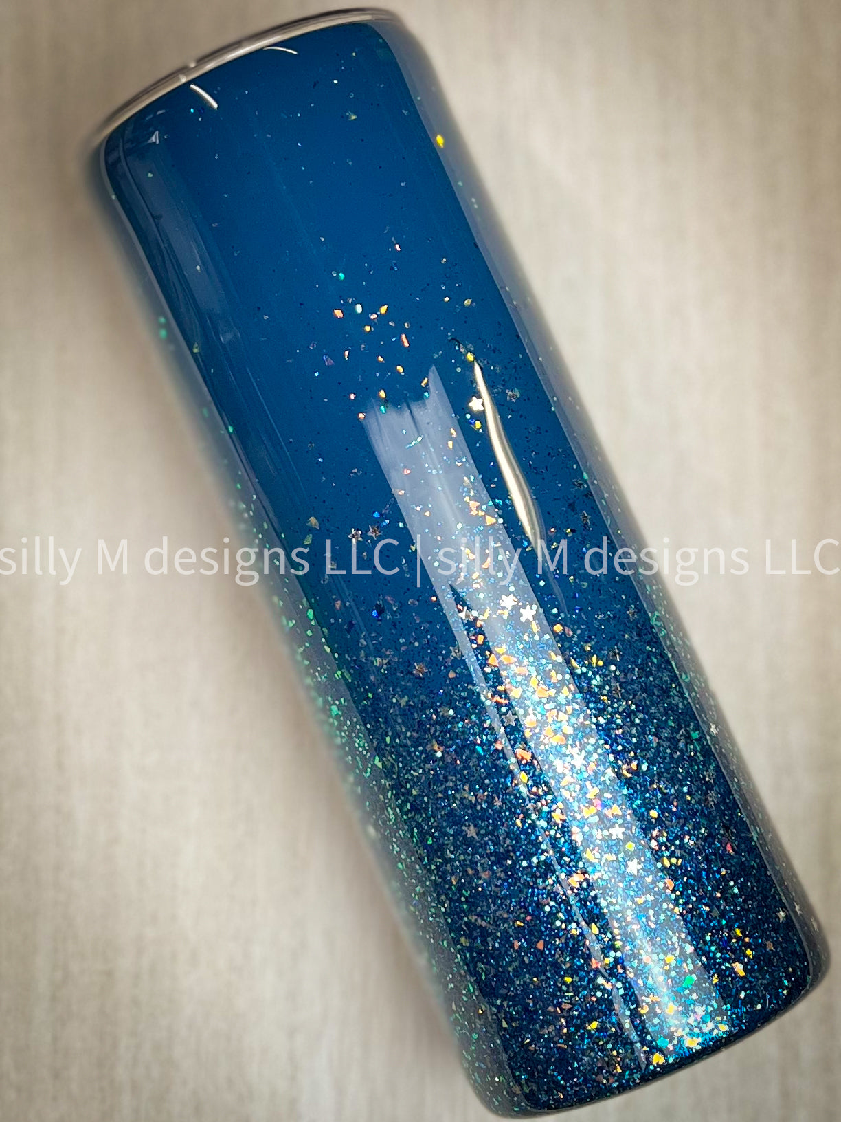 Havana Night Glitter Ombre Tumbler
