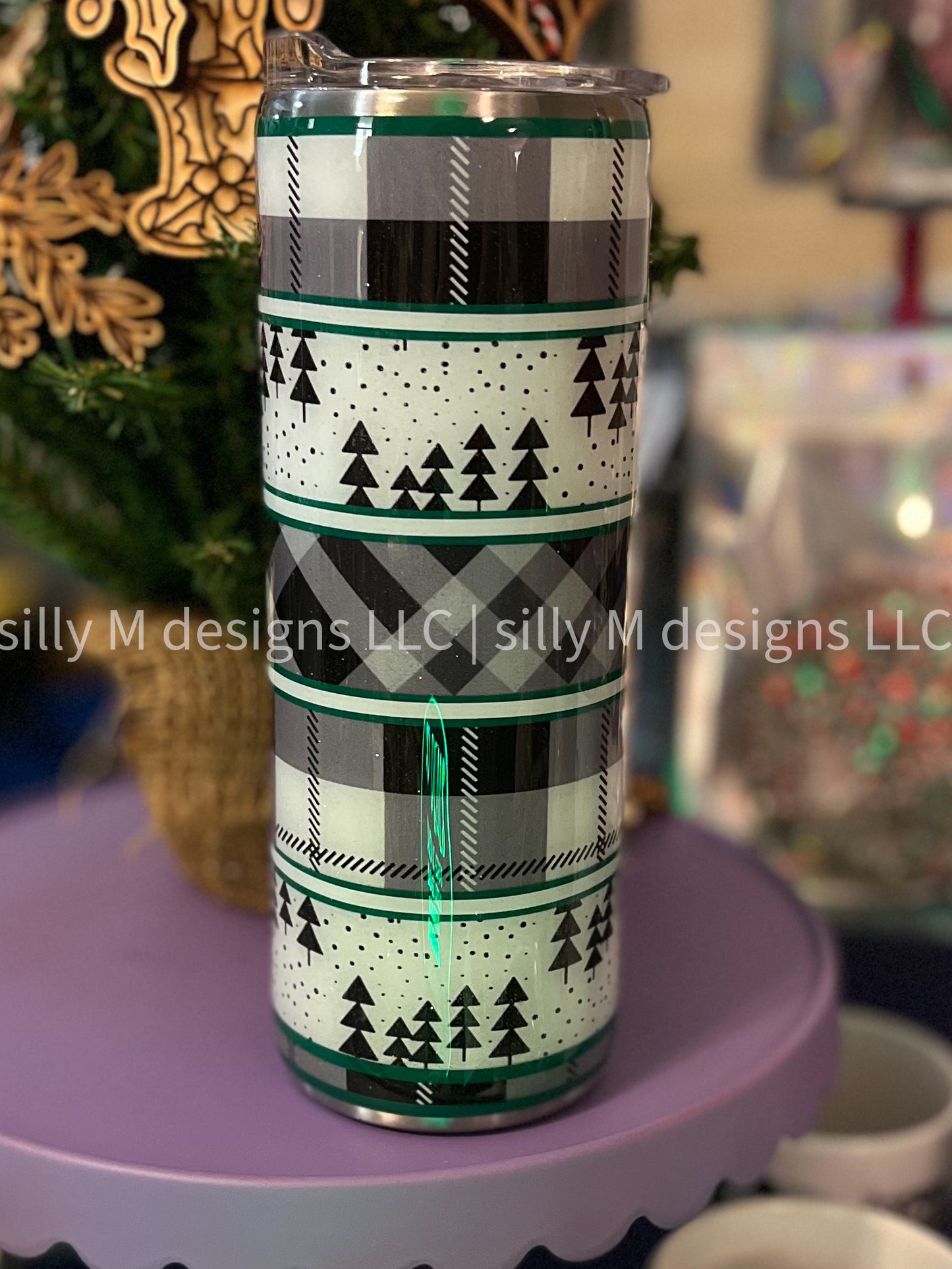 Monochrome Holiday 20oz Tumbler RTS