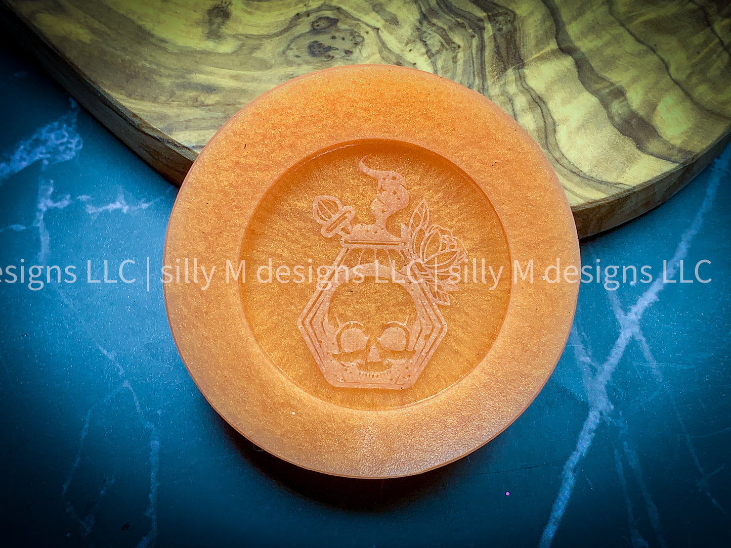 Skull Potion Badge Reel Mold