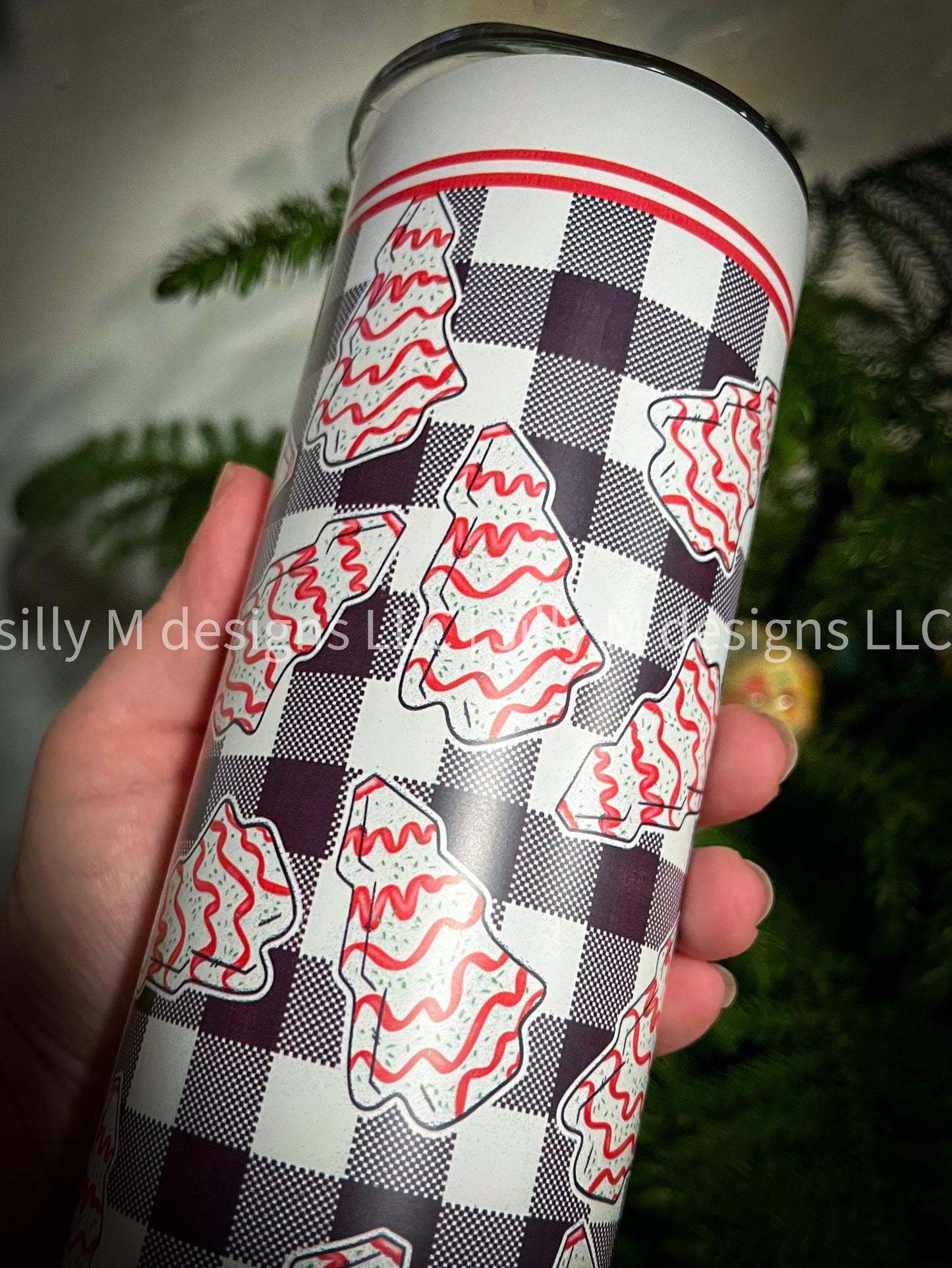 Matte Finish Christmas Cake Tumbler | 22 ounces | RTS