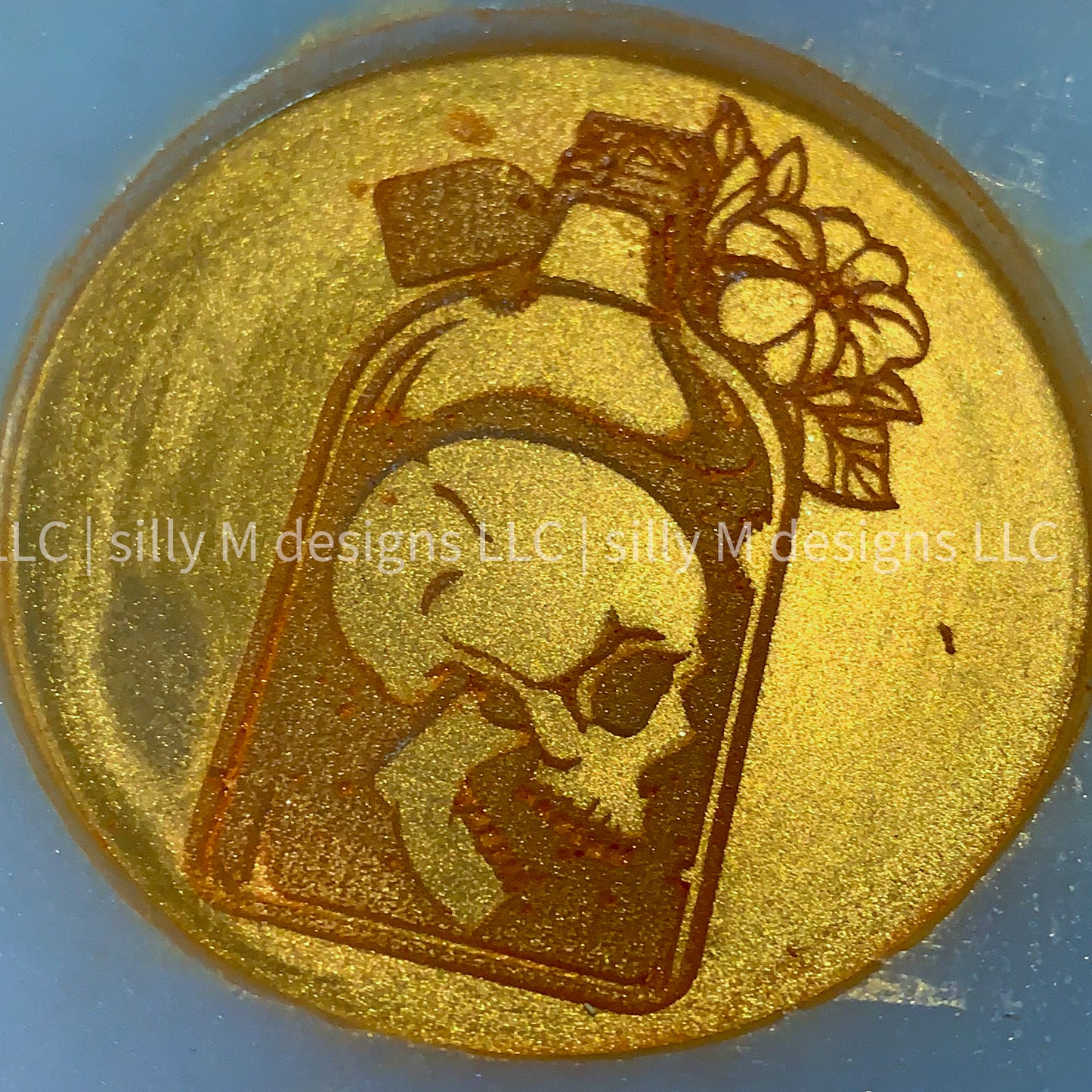 Skull Potion Badge Reel Mold
