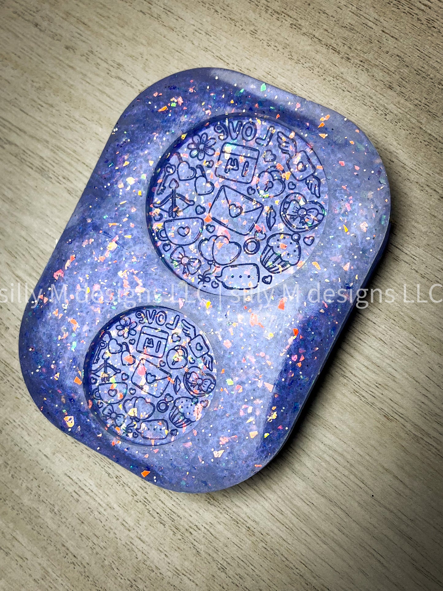 Valentines Doodle Date Mold