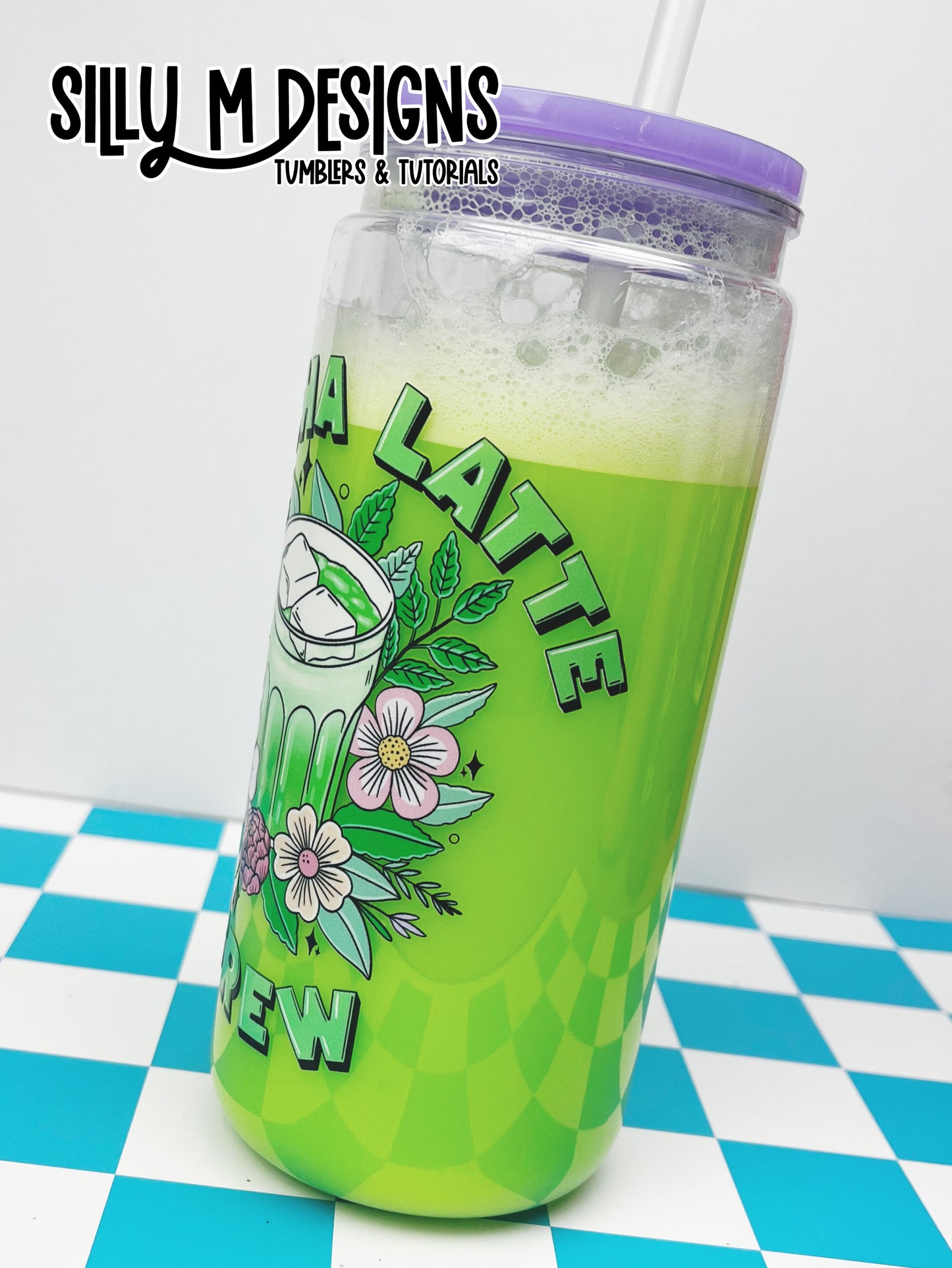Matcha Latte Crew Fizz Acrylic 16/20oz