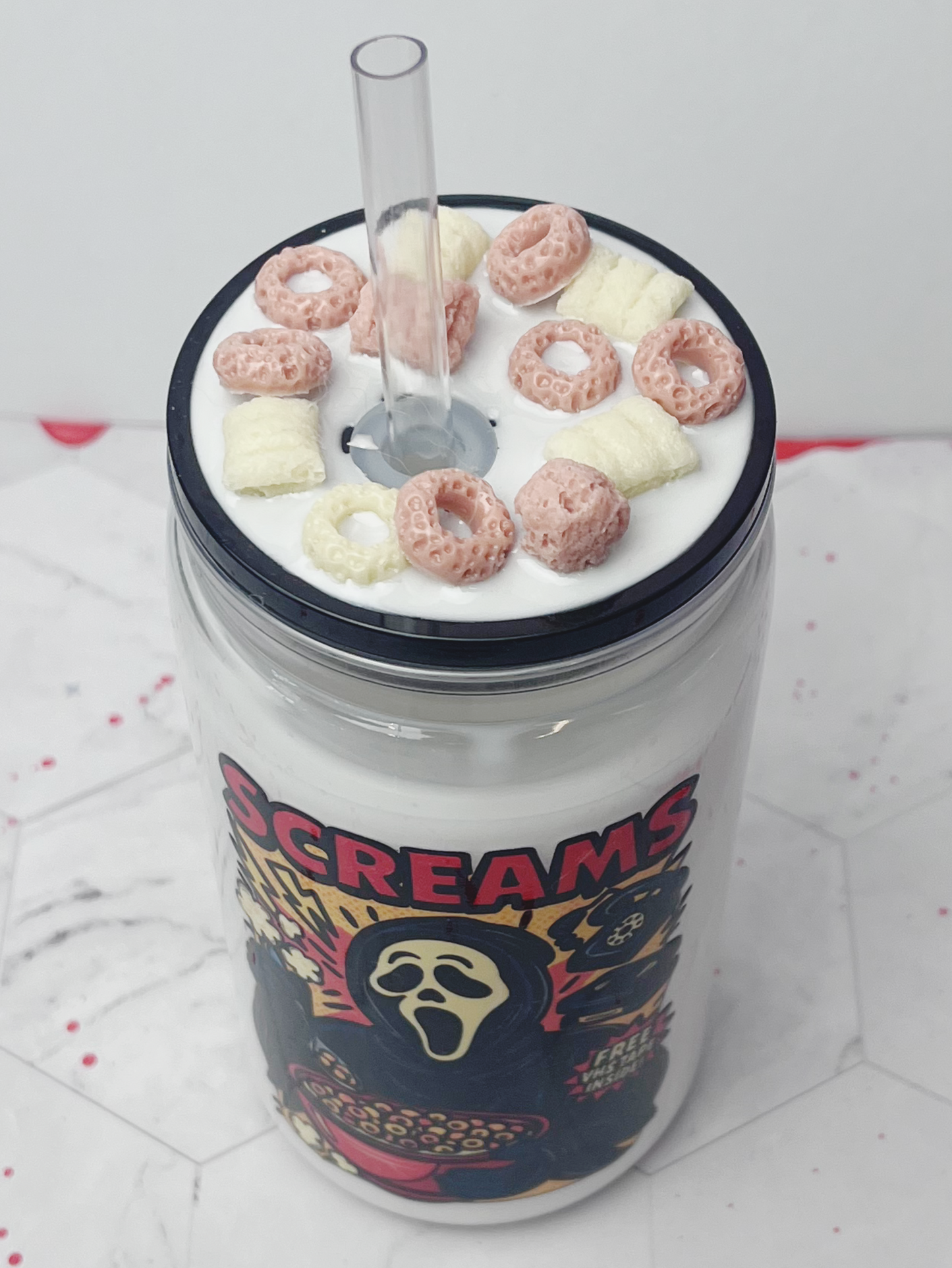 Cereal Killer Face Ghost 12oz/16oz