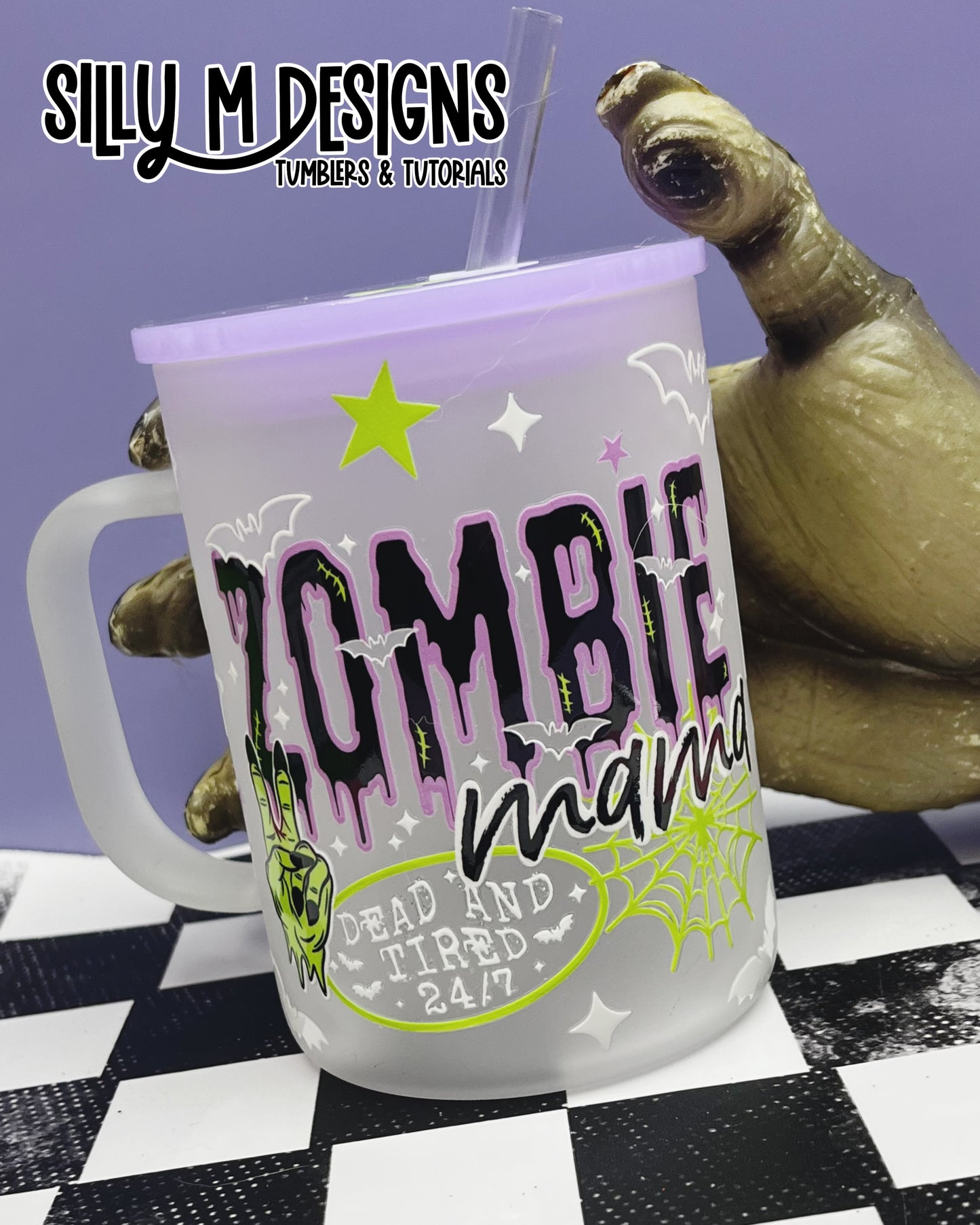 Zombie Mama Glass 17 oz