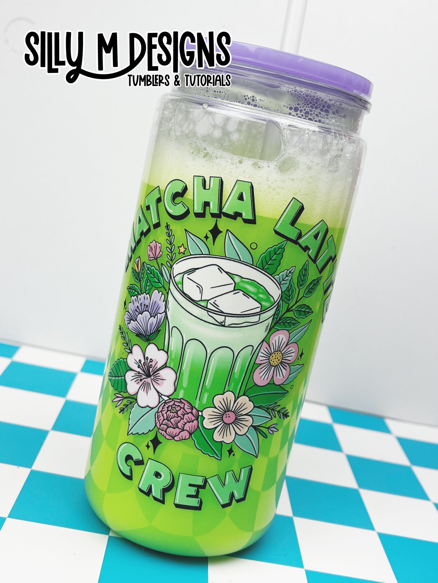 Matcha Latte Crew Fizz Acrylic 16/20oz