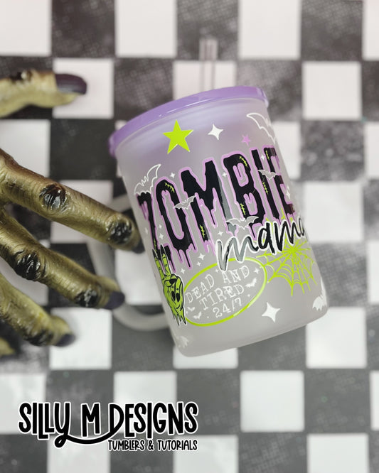 Zombie Mama Glass 17 oz