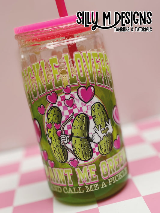 Pickle Lover Fizz Acrylic 12/16oz