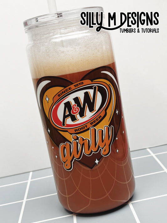 Root Beer Girly Fizz Acrylic 16/20oz
