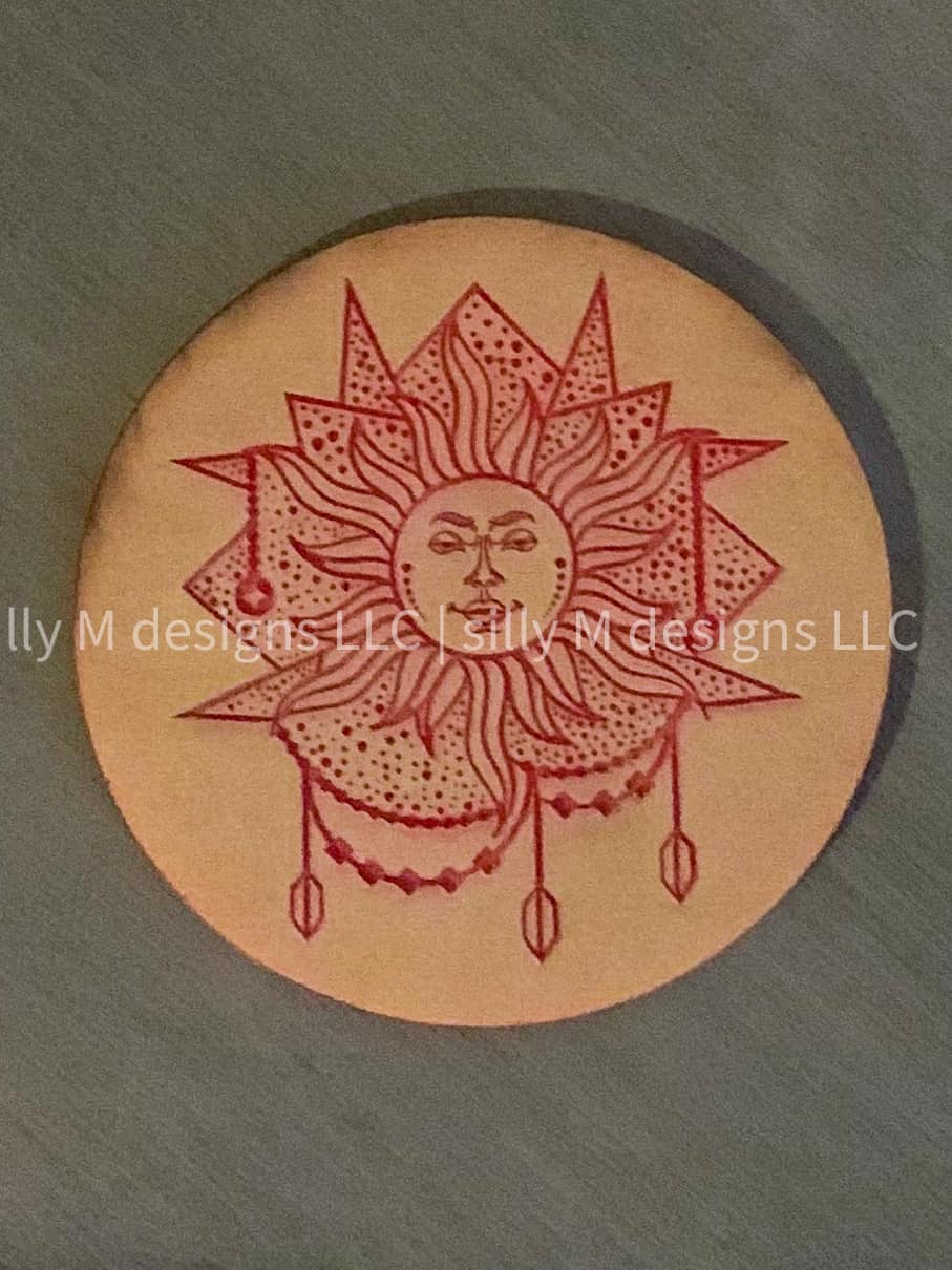Decorative Sun Coaster Mold