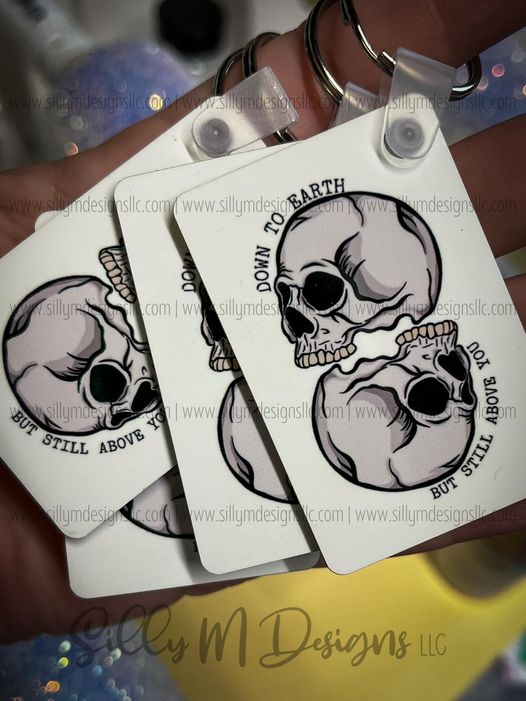 Down to Earth Double-Sided Keychain