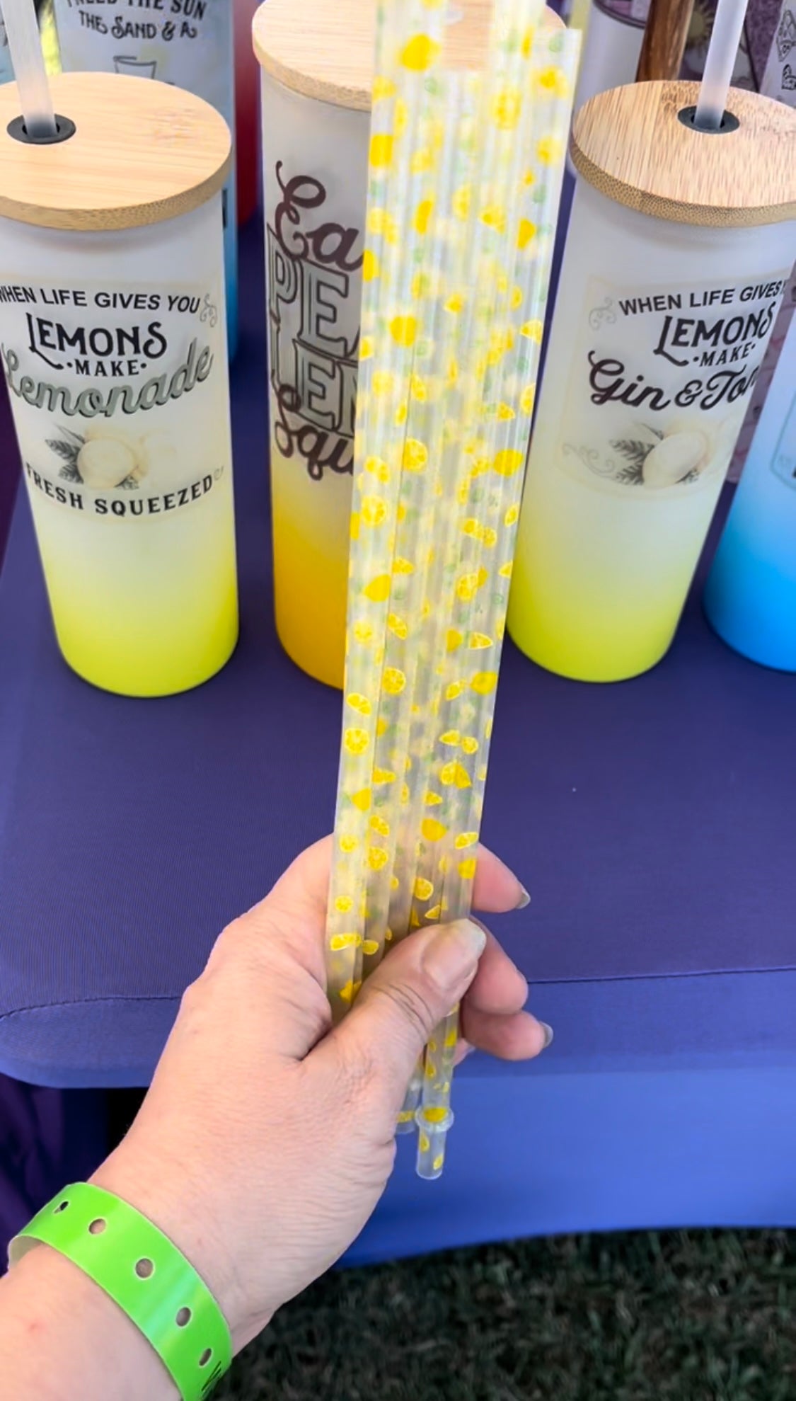 Lemon 11" Reusable Straw