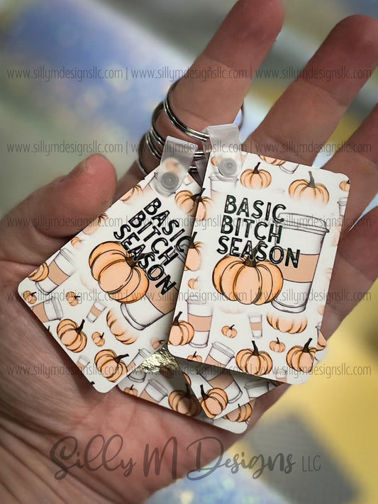 Basic Bitch Season Double-Sided Keychain