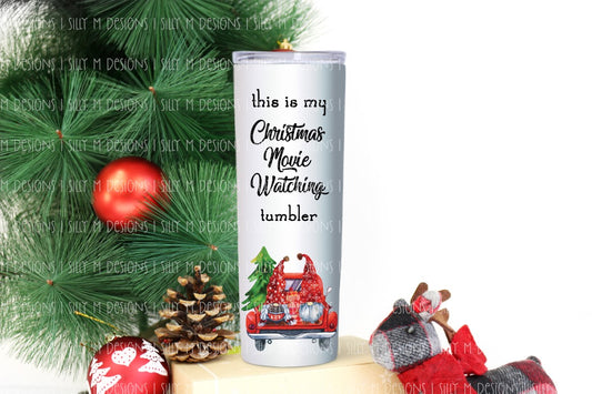 Christmas Truck PNG for Skinny Tumblers