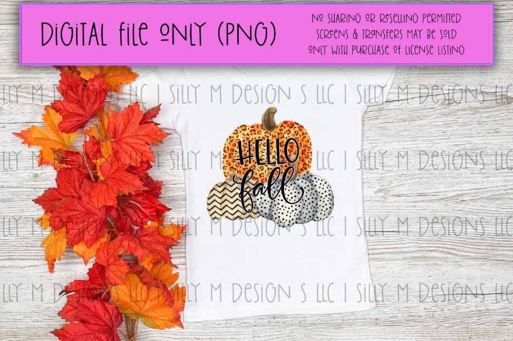 Hello Fall PNG