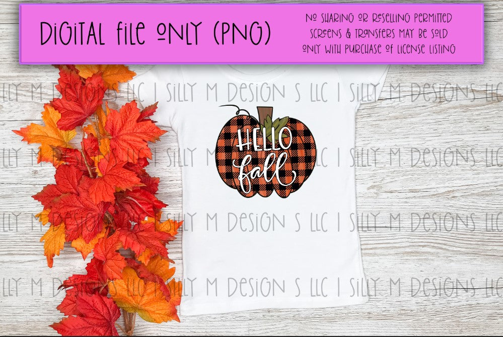 Hello Fall PNG