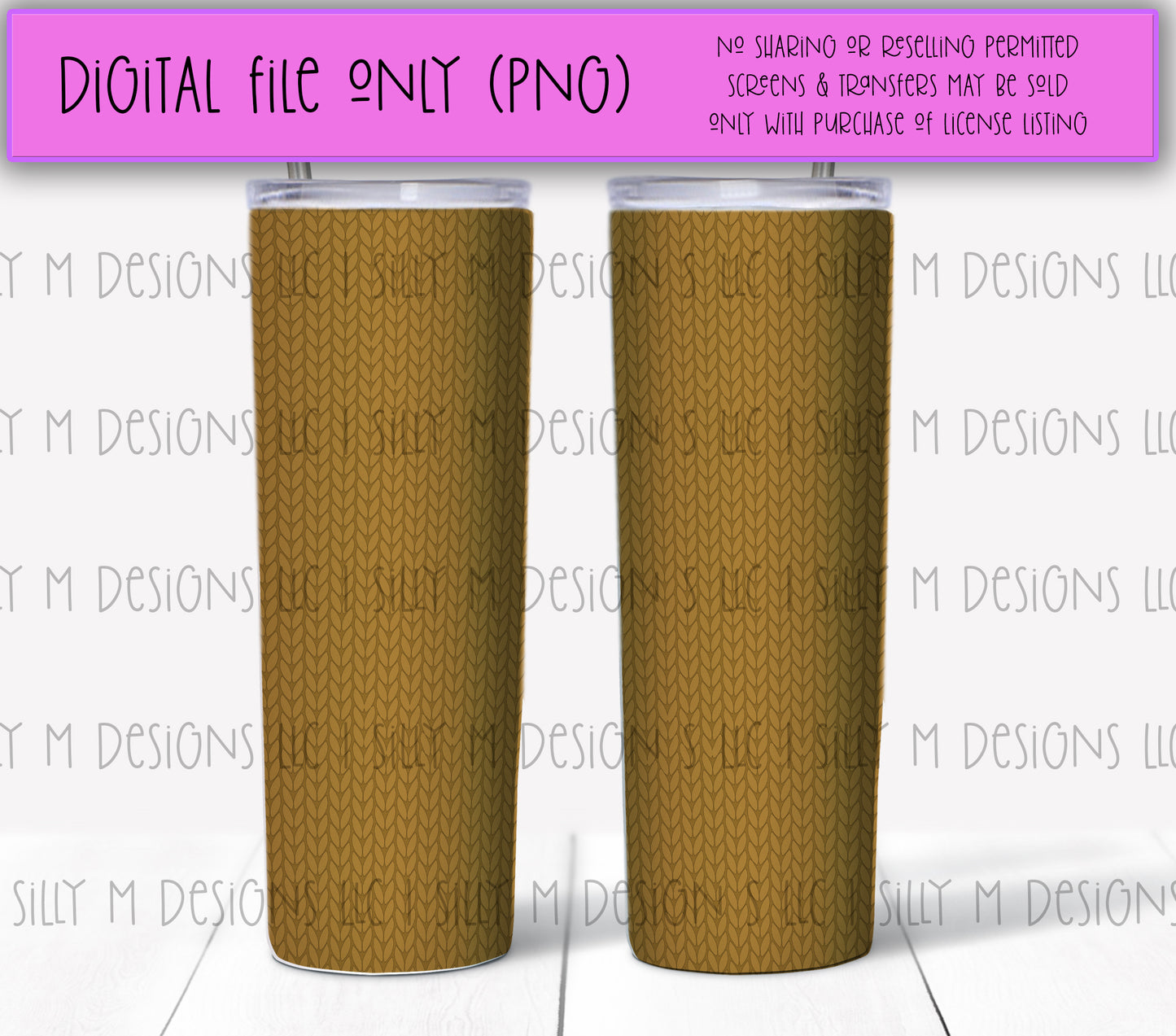 Sweater Pattern Full Wrap (10"x9") PNG