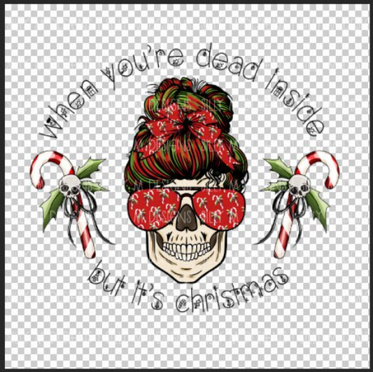 Dead Inside Christmas PNG