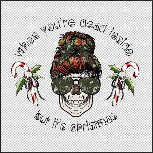 Dead Inside Christmas PNG