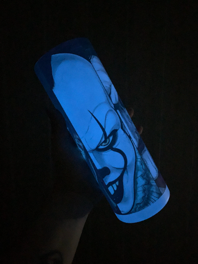 Glow in the Dark Horror Movie Icons Tumbler