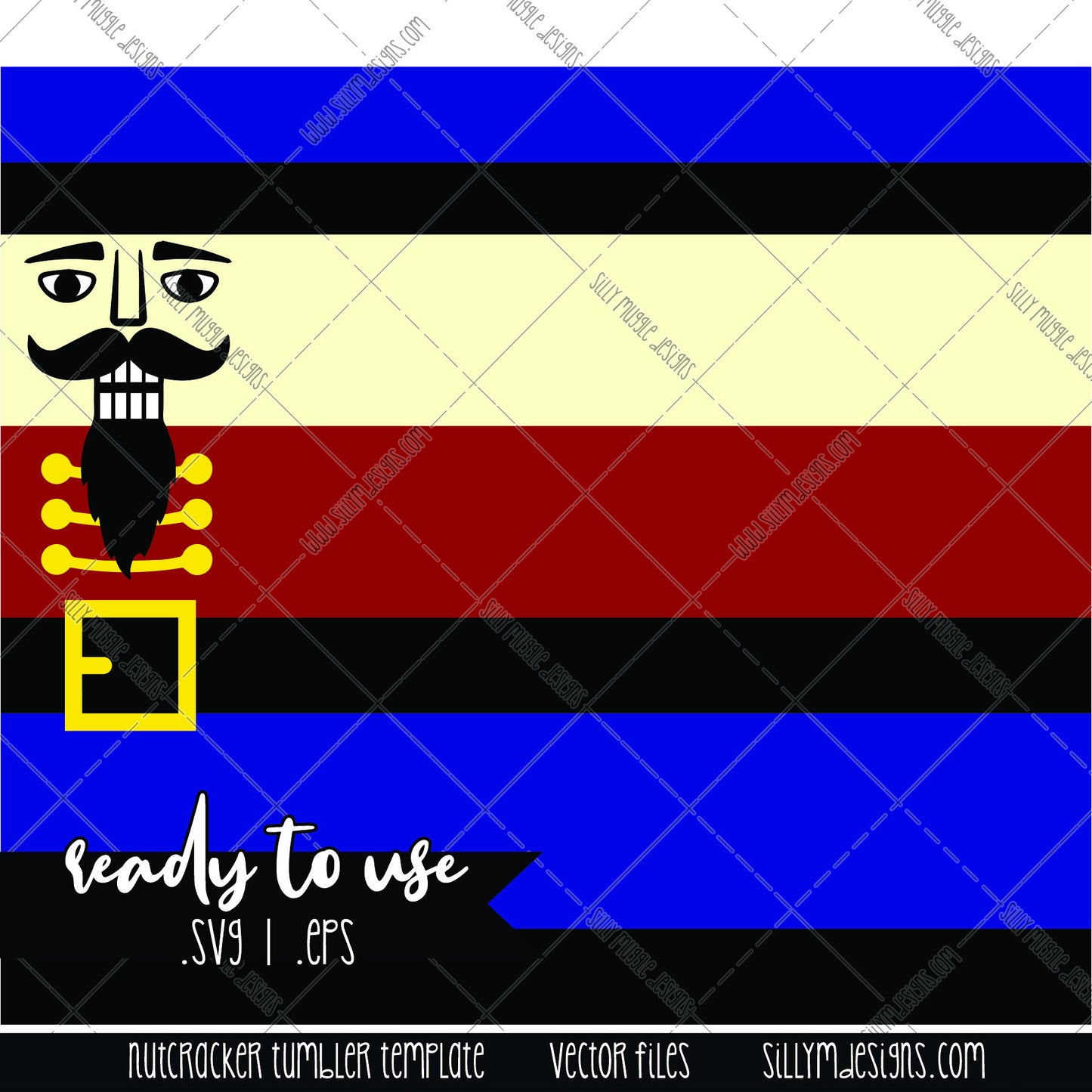 Nutcracker Template SVG for Tumbler Makers | .svg .png .eps