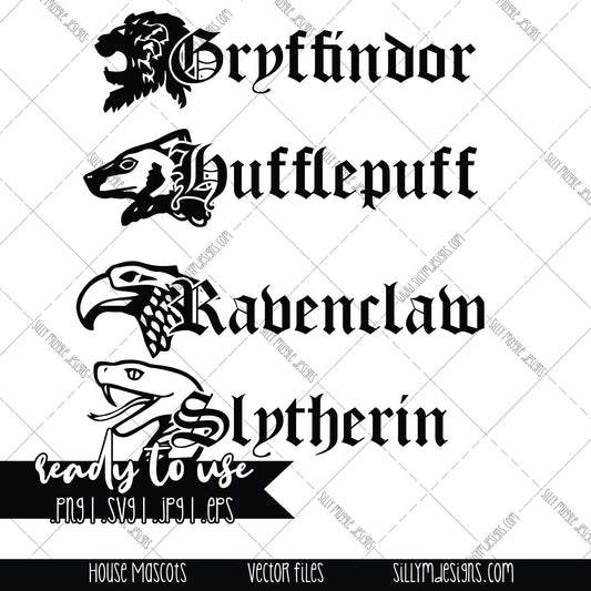 Wizard House Mascots