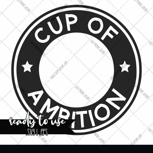 Cup of Ambition SVG Logo Decal Add On