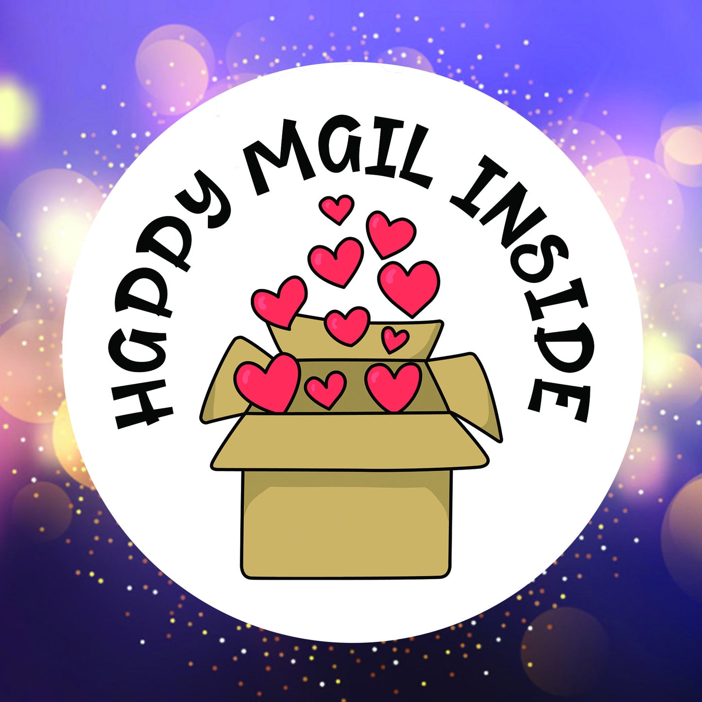 Happy Mail Sticker DIGITAL | png jpeg