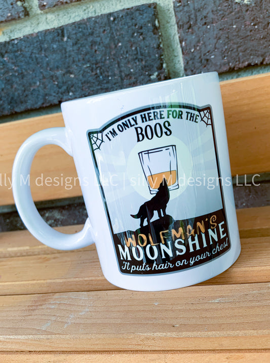 Wolfman’s Moonshine Coffee Mug | 11 ounces