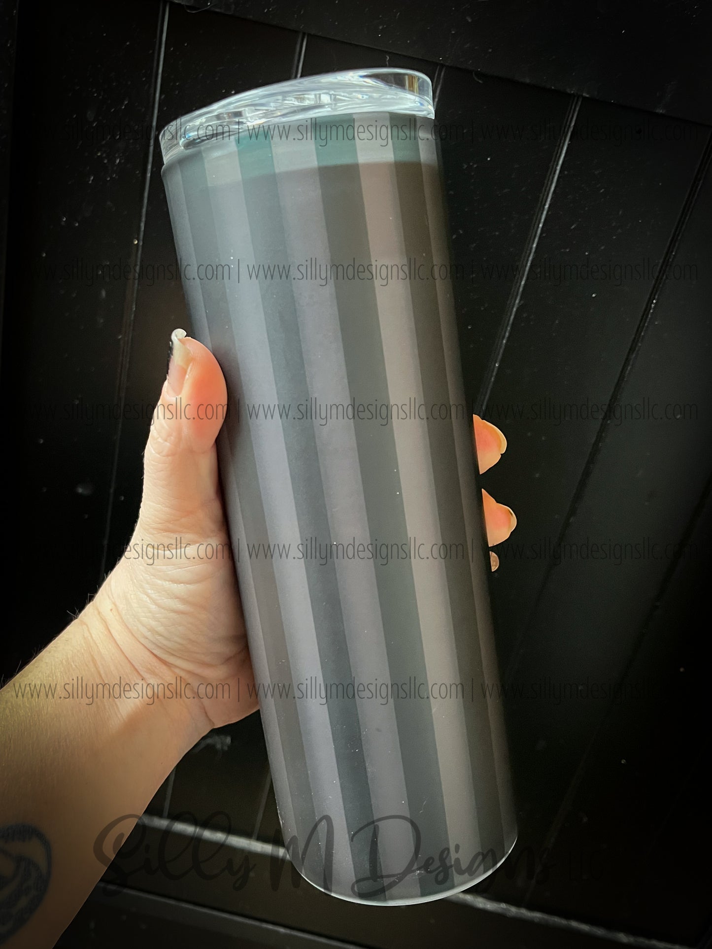 Wednesday Nevermore Uniform 25oz Frosted Glass Tumbler