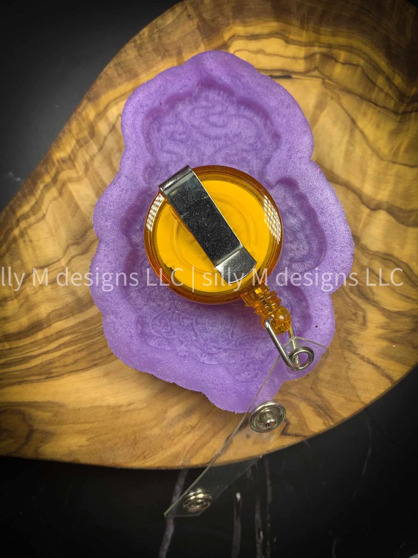 Crystal Ball Grippie/Badge Reel Silicone Mold