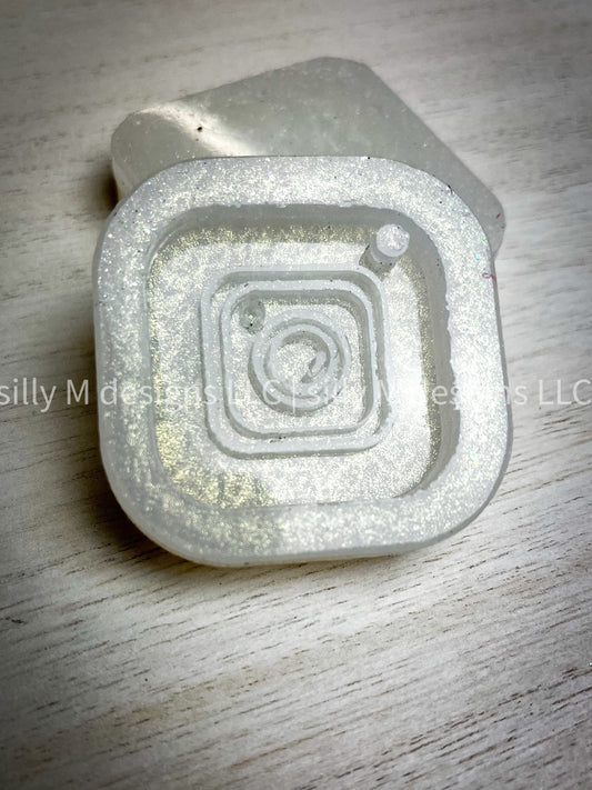 Instagram Keychain Silicone Molds