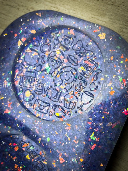 Valentines Couple Doodle Mold