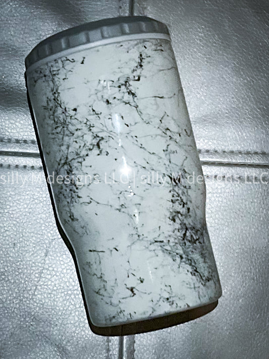 Grey Marble Custom Tumblers