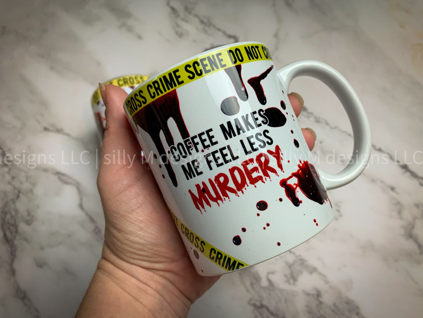 Coffee Makes Me Less Murdery Coffee Mug | 11 ounces