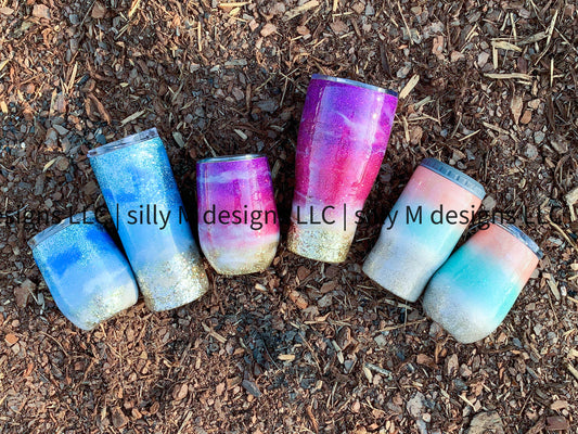 Glittered Beaches Stainless Steel Tumbler
