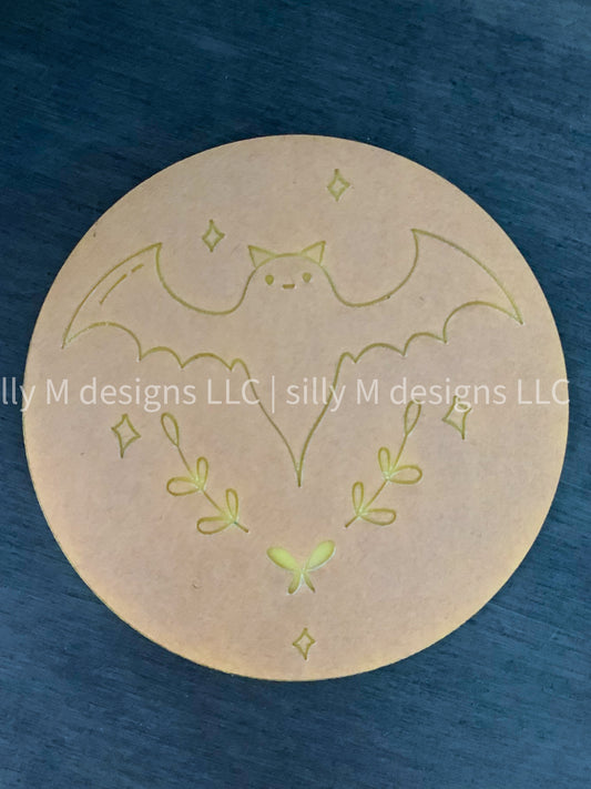 Cute Bat Coaster Mold