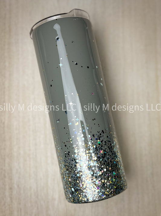 London Lovin’ Holographic Glitter Ombre Tumbler