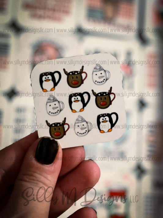 Winter Mugs Magnet
