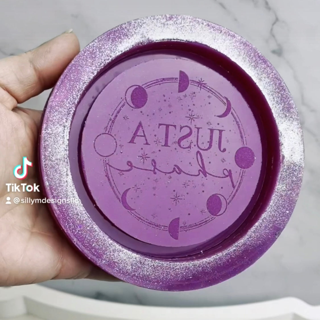 Just a Phase Coaster/Trinket Dish Mold