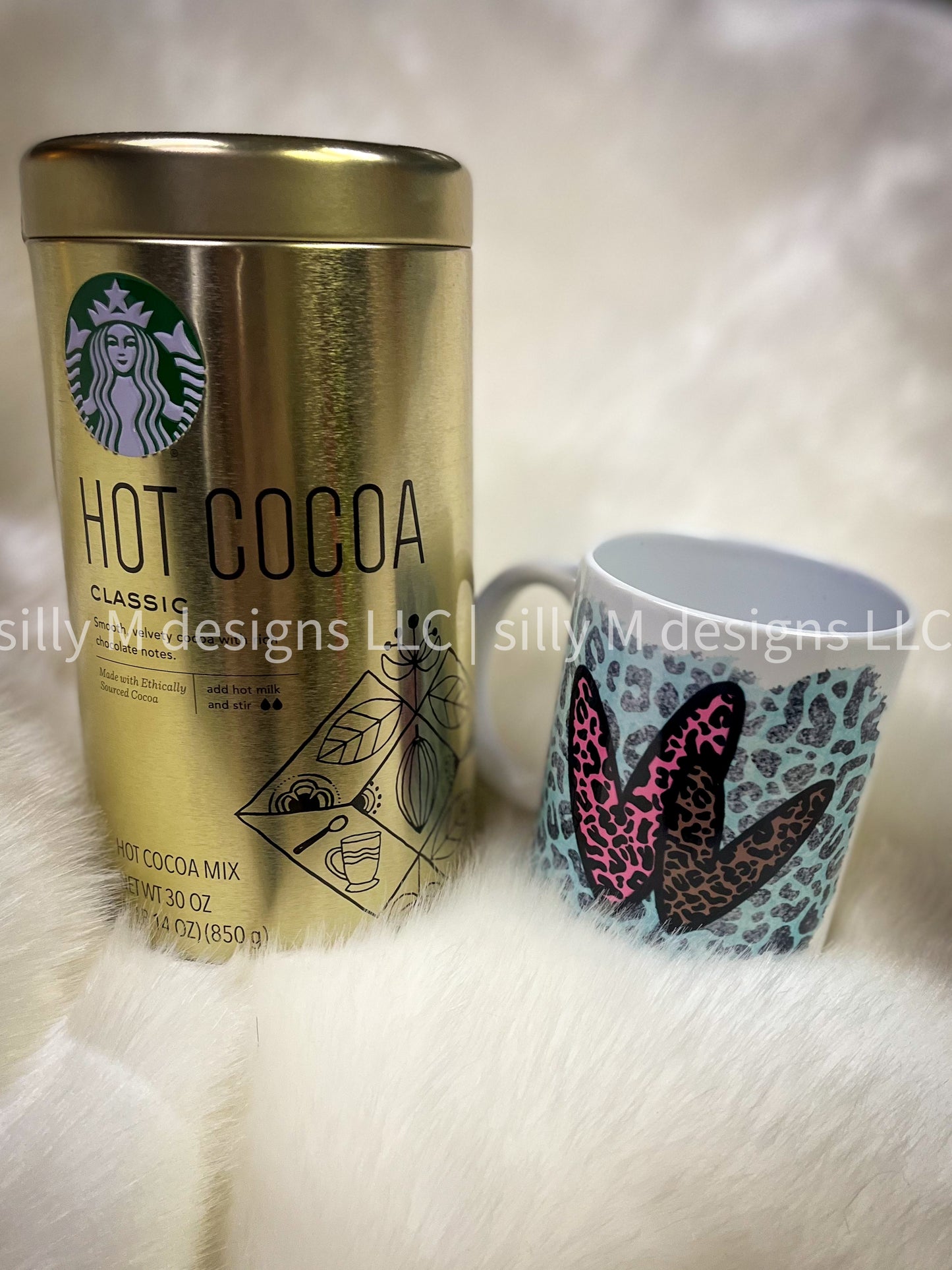 Leopard Hearts Coffee Mug | 11 ounces